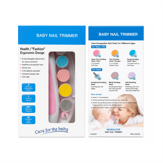 6 in 1 Electric Baby Nail Trimmer Kit