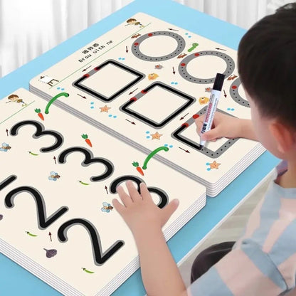 Reusable Tracing & Dot-to-Dot Workbook | Early Learning Activity Book