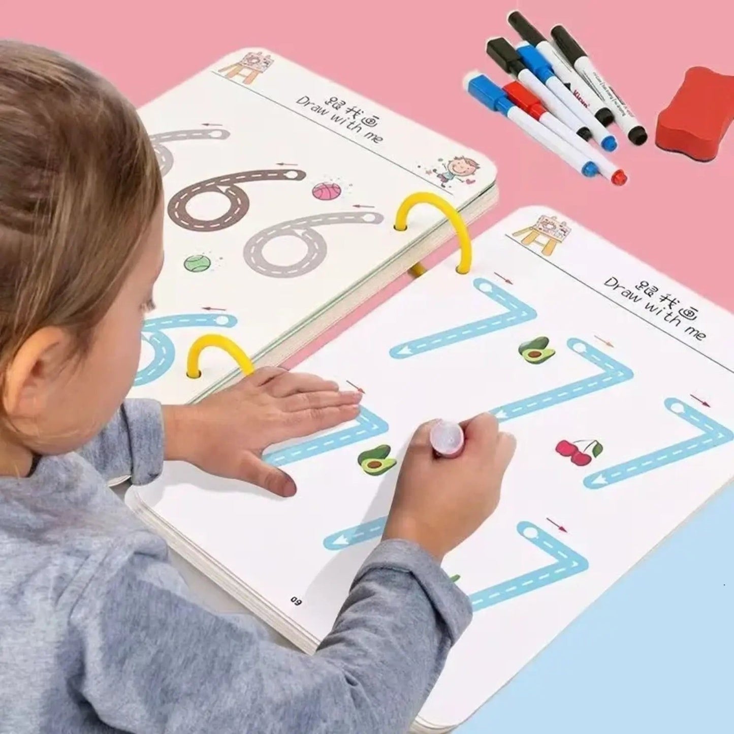 Reusable Tracing & Dot-to-Dot Workbook | Early Learning Activity Book