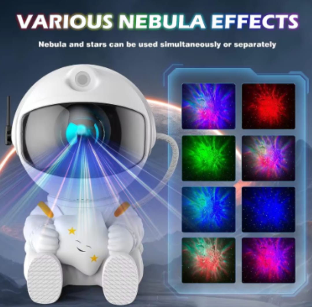 Starry Sky Nebula Night Light with Remote & Timer