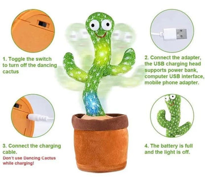 Dancing Cactus Toy – Sings, Talks & Records Your Voice