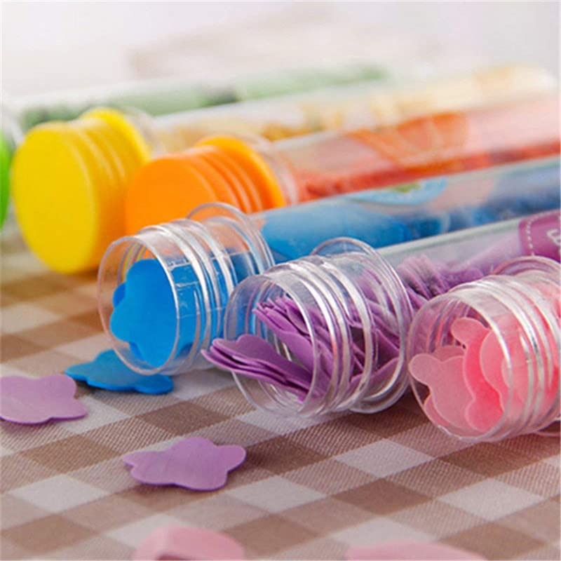 Portable Mini Paper Soap Sheets in Travel Tubes – Scented Disposable Hand Wash Flakes | Pack of 4
