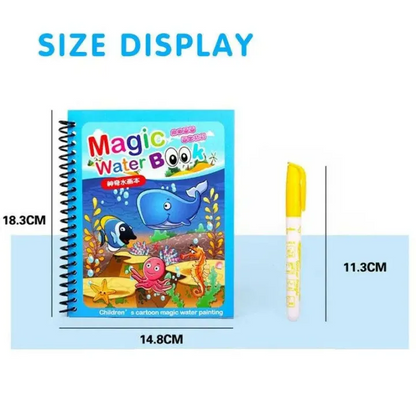 Magic Water Drawing Coloring Book
