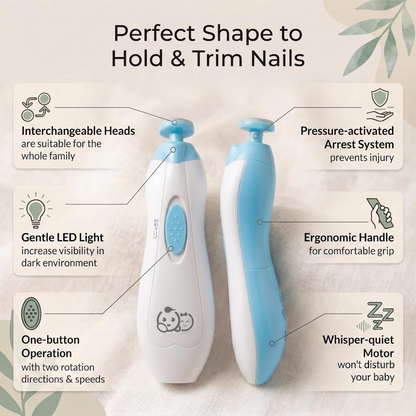 6 in 1 Electric Baby Nail Trimmer Kit