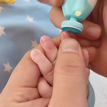 6-in-1 Electric Baby Nail Trimmer Set – Safe Silent Nail Filer for Newborns & Toddlers | With Storage Case